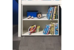 Middelseng med skrivebords kommode Pino