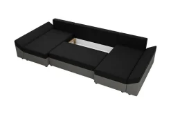Midfeld 4-sits Hörnbäddsoffa beige