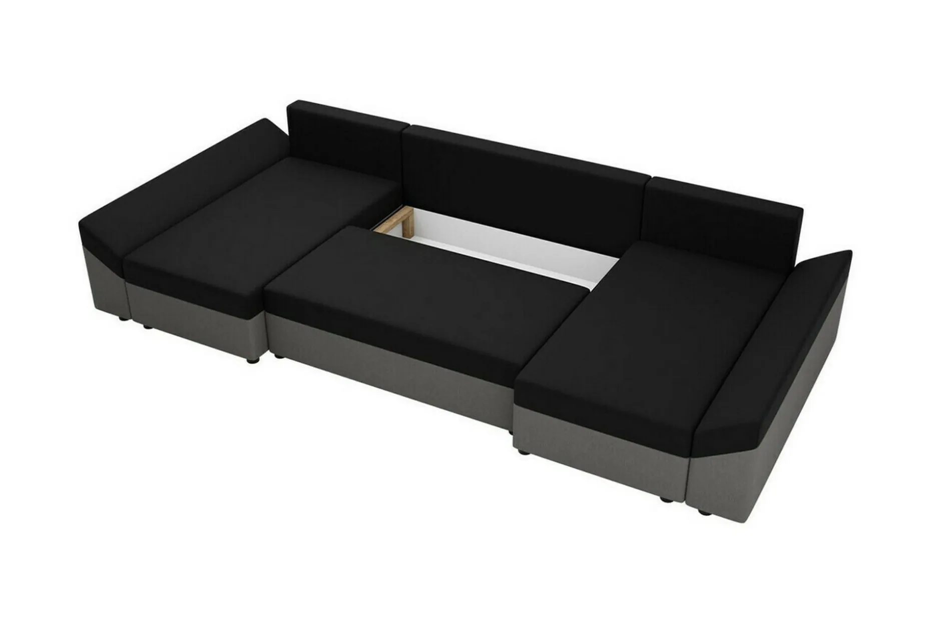 Midfeld 4-sits Hörnbäddsoffa beige