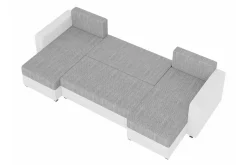 Midfeld 4-sits Hörnbäddsoffa Black