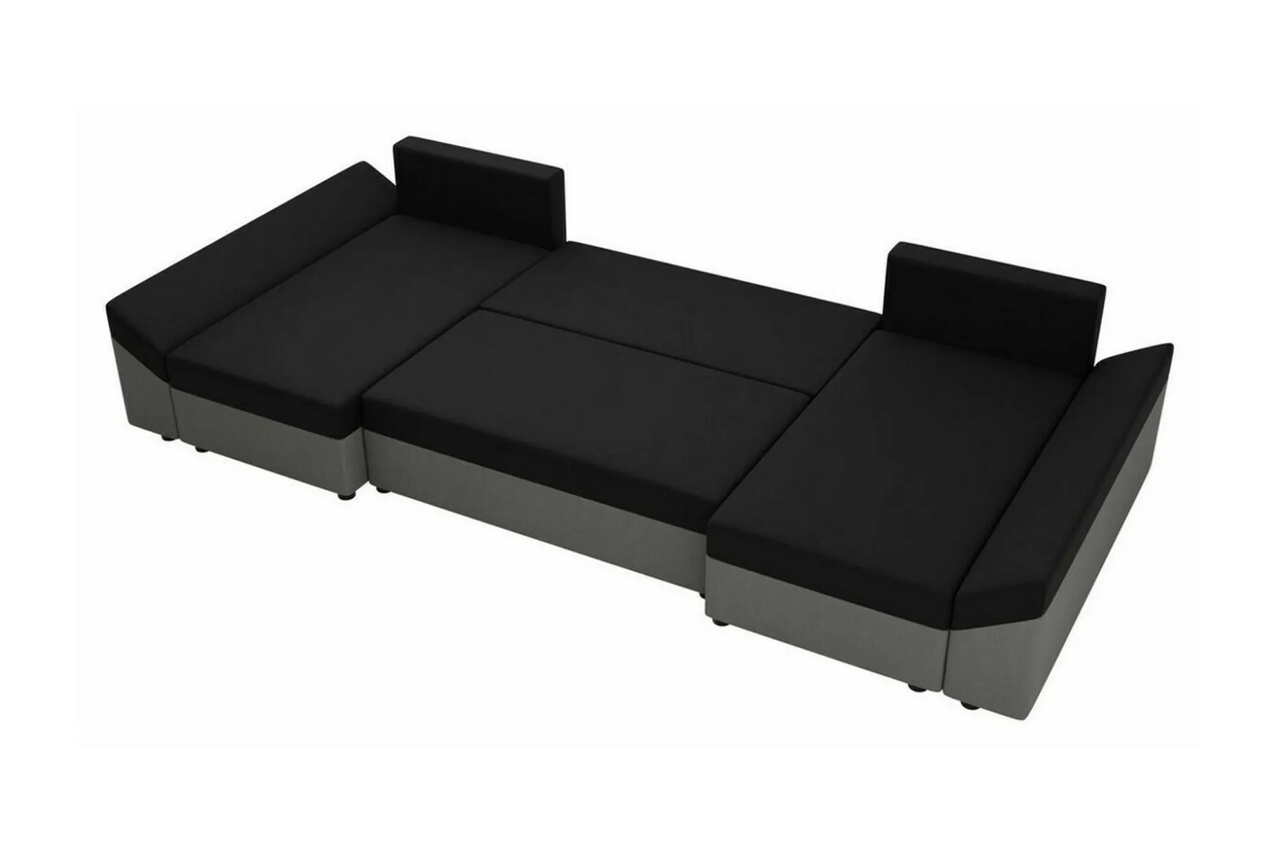 Midfeld 4-sits Hörnbäddsoffa Dark green
