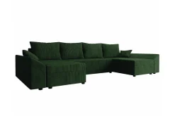 Midfeld 4-sits Hörnbäddsoffa Dark green