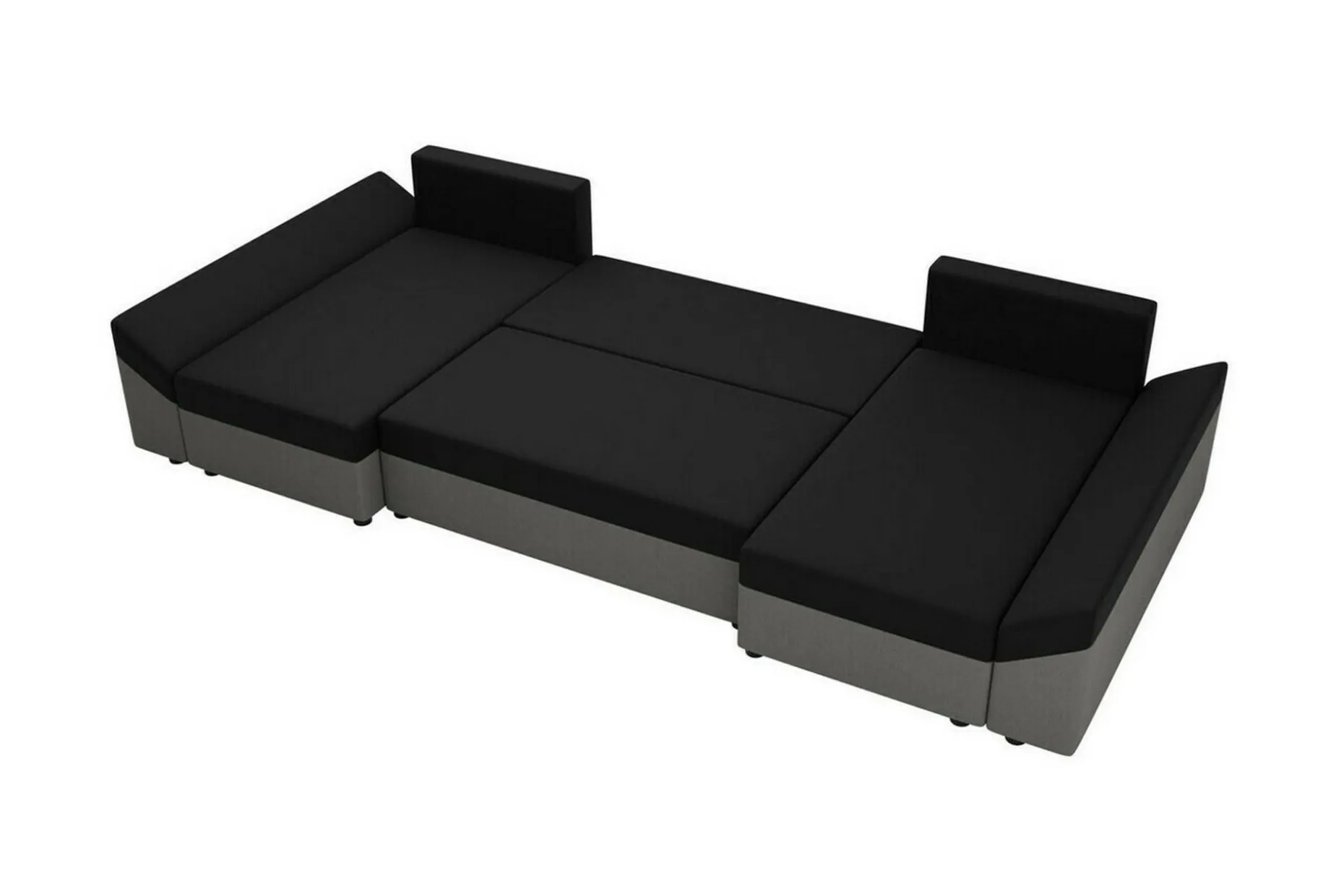 Midfeld 4-sits Hörnbäddsoffa Dark green
