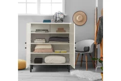 Midia Highboard 95x111 cm Hvit/Brun/Lilla/Gul