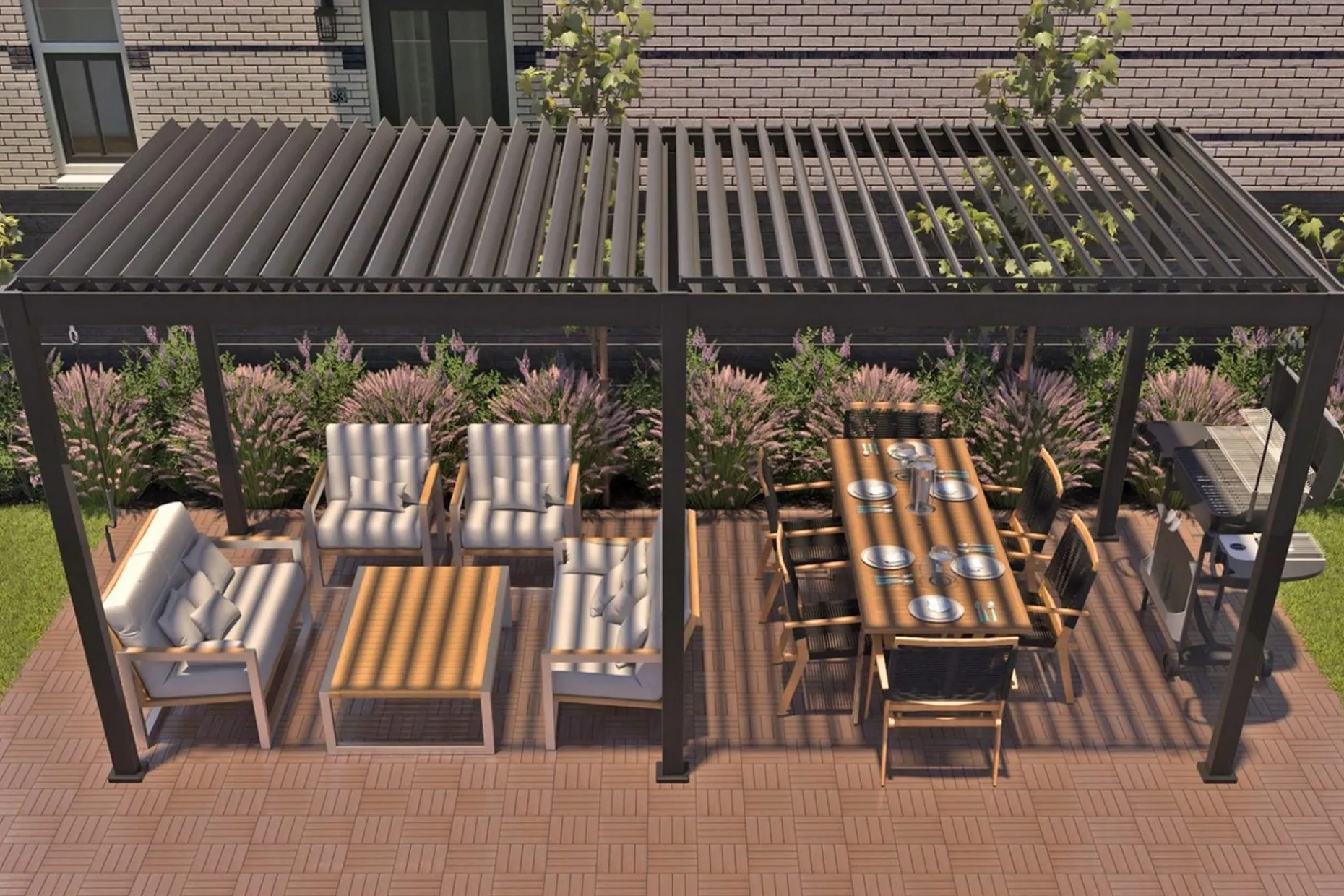 Mirador Paviljong uten Vegger 300x400x250 cm