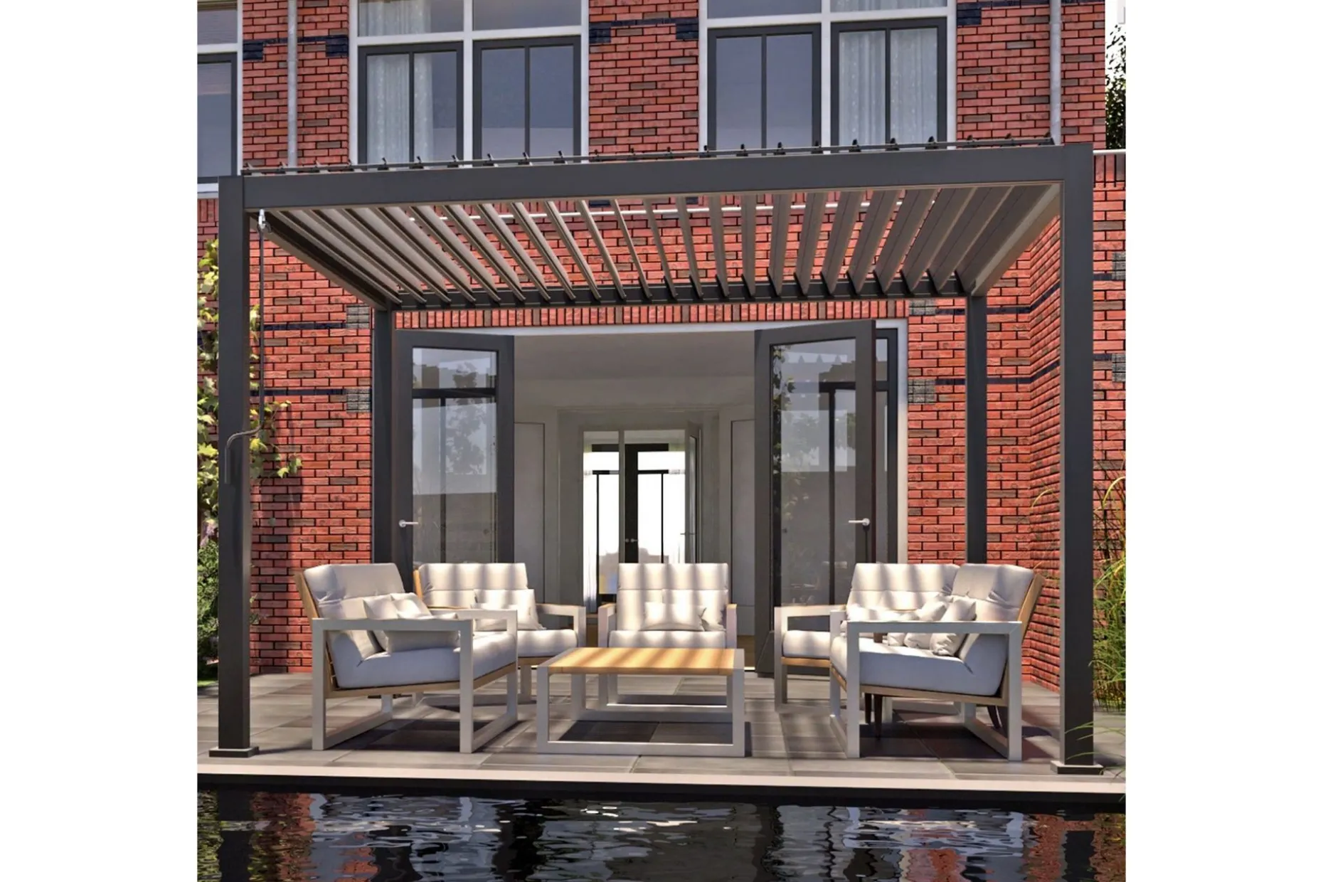 Mirador Paviljong uten Vegger 300x400x250 cm