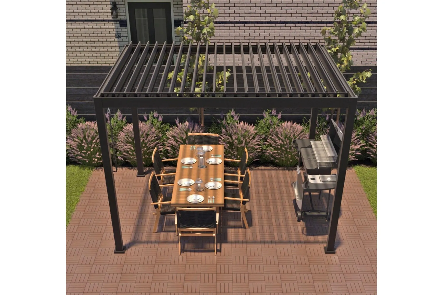 Mirador Paviljong uten Vegger 300x400x250 cm