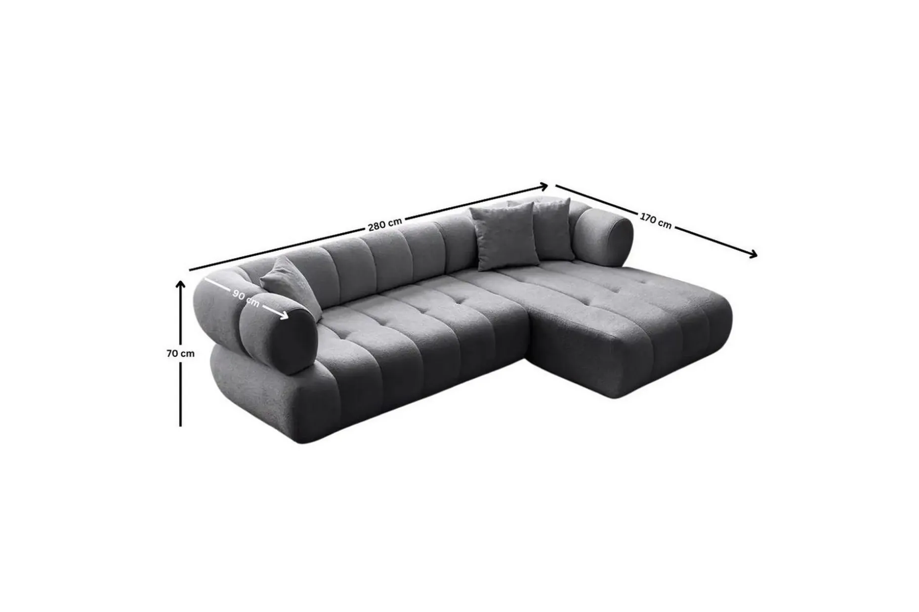 Mississauga Sofa med divan 3-seter