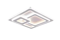 Mita LED-Taklampe Neliö Matthvit