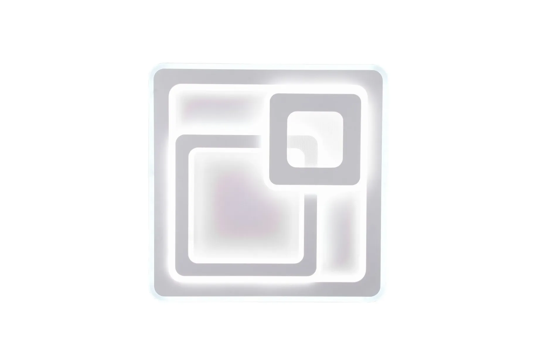 Mita LED-Taklampe Neliö Matthvit
