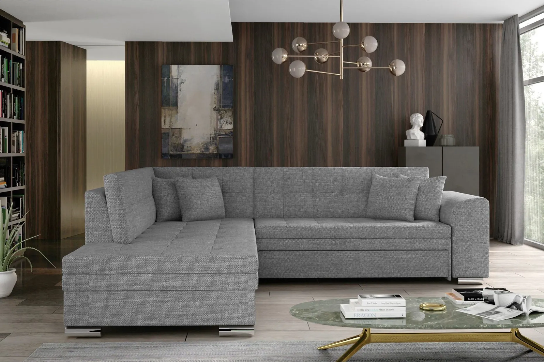 Moclino Sofa med Sjeselong Venstre