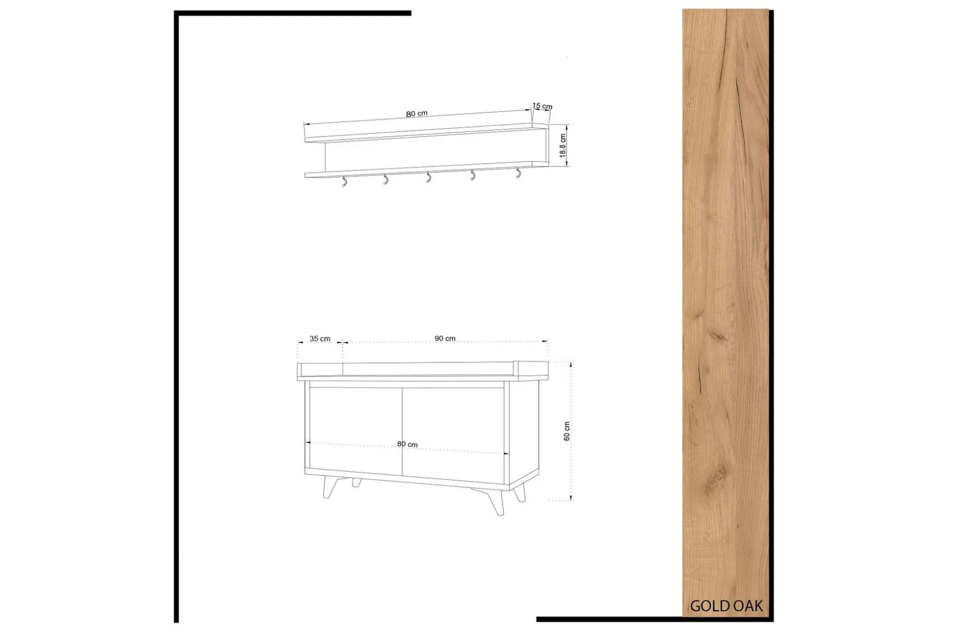 Mod Design Skoskap/Hattehylle