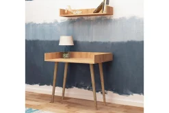 Mod Design Skrivebord 90 cm med Oppbevaring Vegghylle