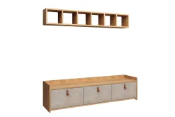 Mod Design TV-benk med Vegghylle