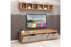 Mod Design TV-benk med Vegghylle