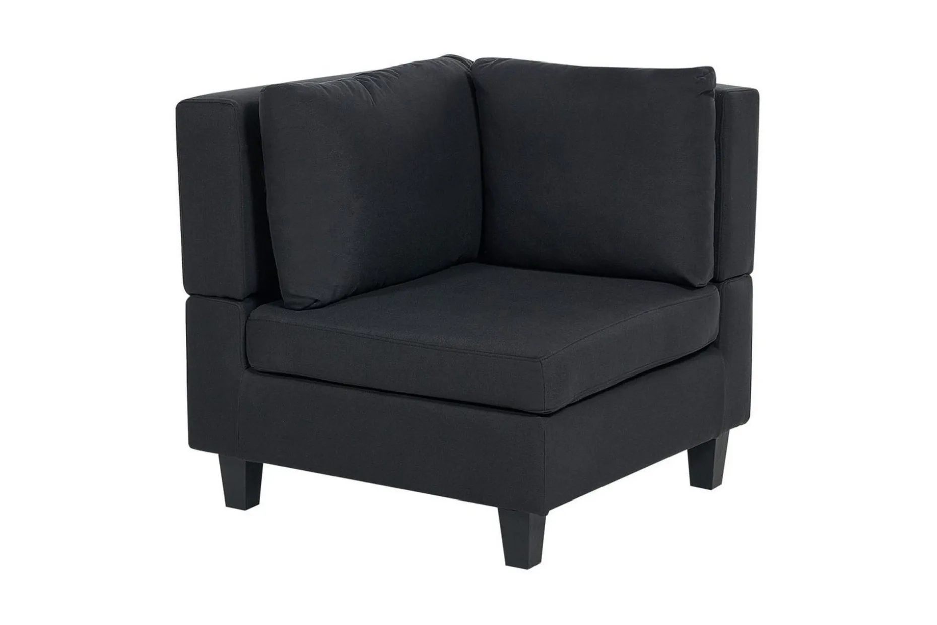 Modulsoffa Beliani Unstad Beige/svart Black