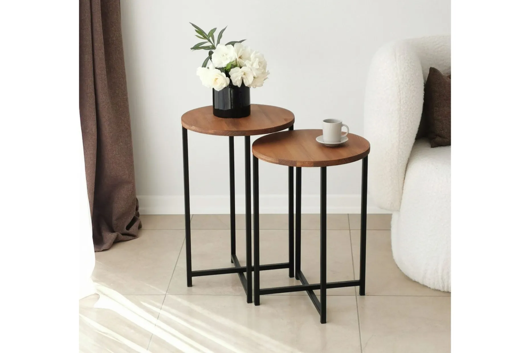 Mogue Sofabord 35x35x35 cm Rundt