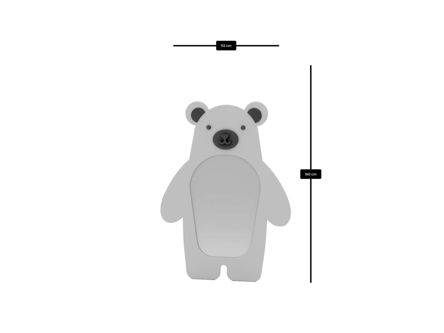 Molin Gulvspeil 150 cm