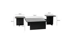 Moosonee Sofabord 80 cm