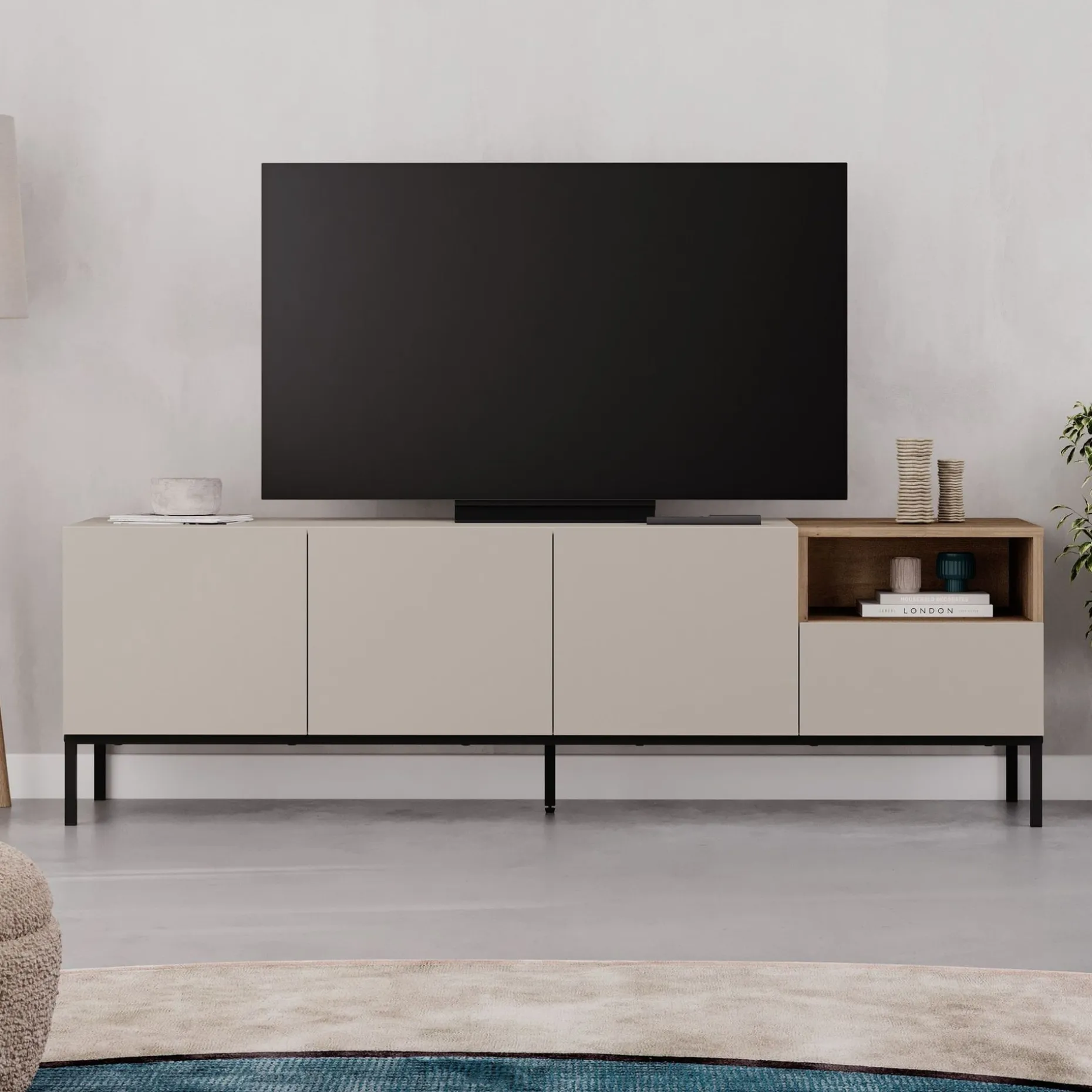 Morlen TV-benk 180x55x41,8 cm