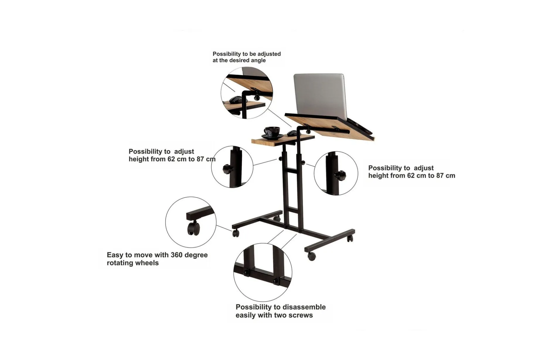 Morse StåSkrivebord 67 cm