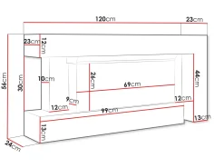 Morvyn Elektrisk Peis 120 cm