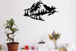 Mountain 2 Metal Veggdekor