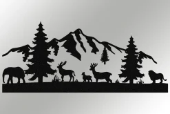 Mountain Veggdekor