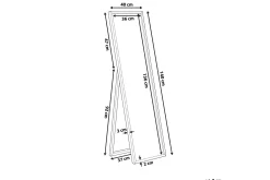 Moxey Speil 40x140 cm