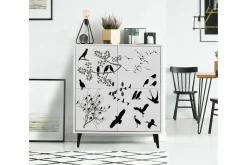 Multi Purpose Cabinet Hvit|Svart