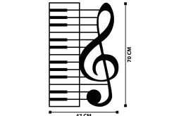 Musical Veggdekor