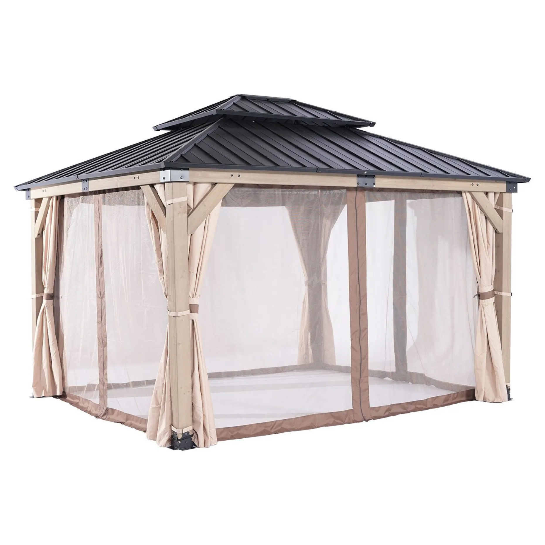 Myggnett til paviljong HOME4YOU Cedar 3,36x3,9 m