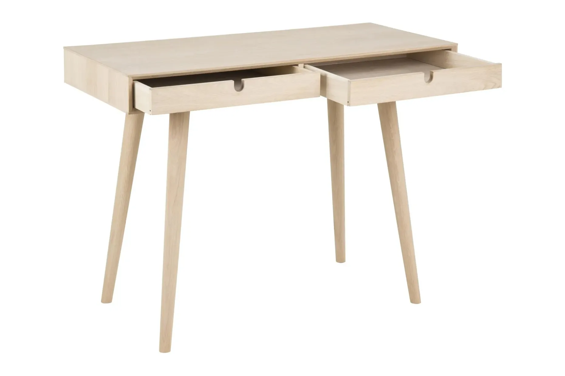 Myrviken Skrivebord 100 cm med Oppbevaring 2 Skuffer