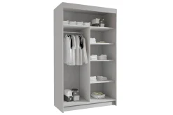 Narbonne Garderobe med Speil 100x200 cm