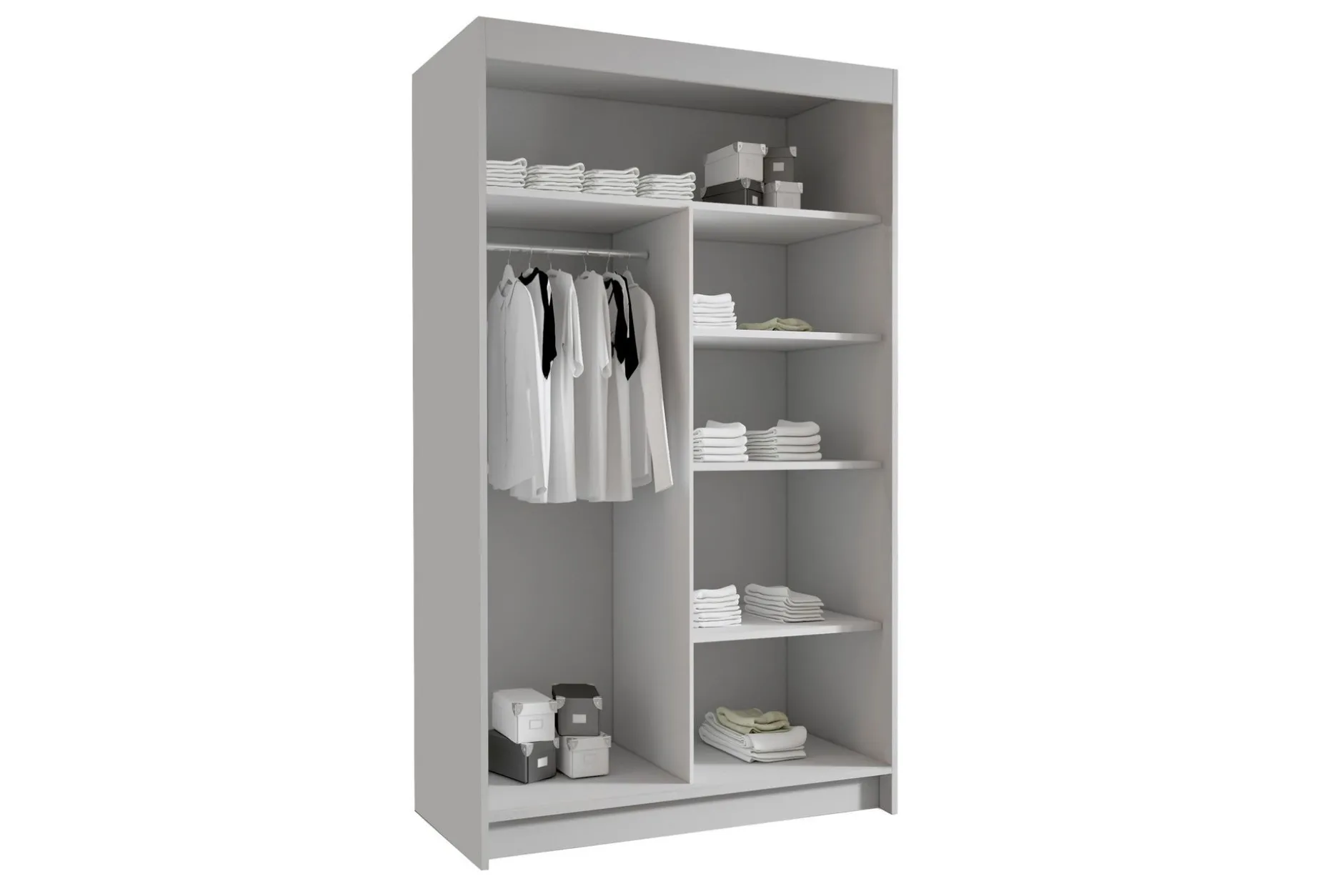 Narbonne Garderobe med Speil 100x200 cm
