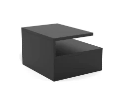 Nattbord HOME4YOU Bord Ashlan svart