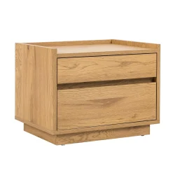 Nattbord HOME4YOU Sacha 50x40x40 cm melamin med eikebark