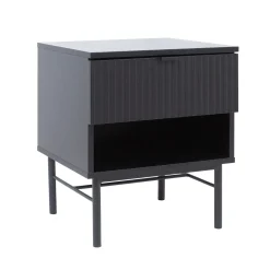 Nattbord HOME4YOU Sequence 45x40x55 cm Svart