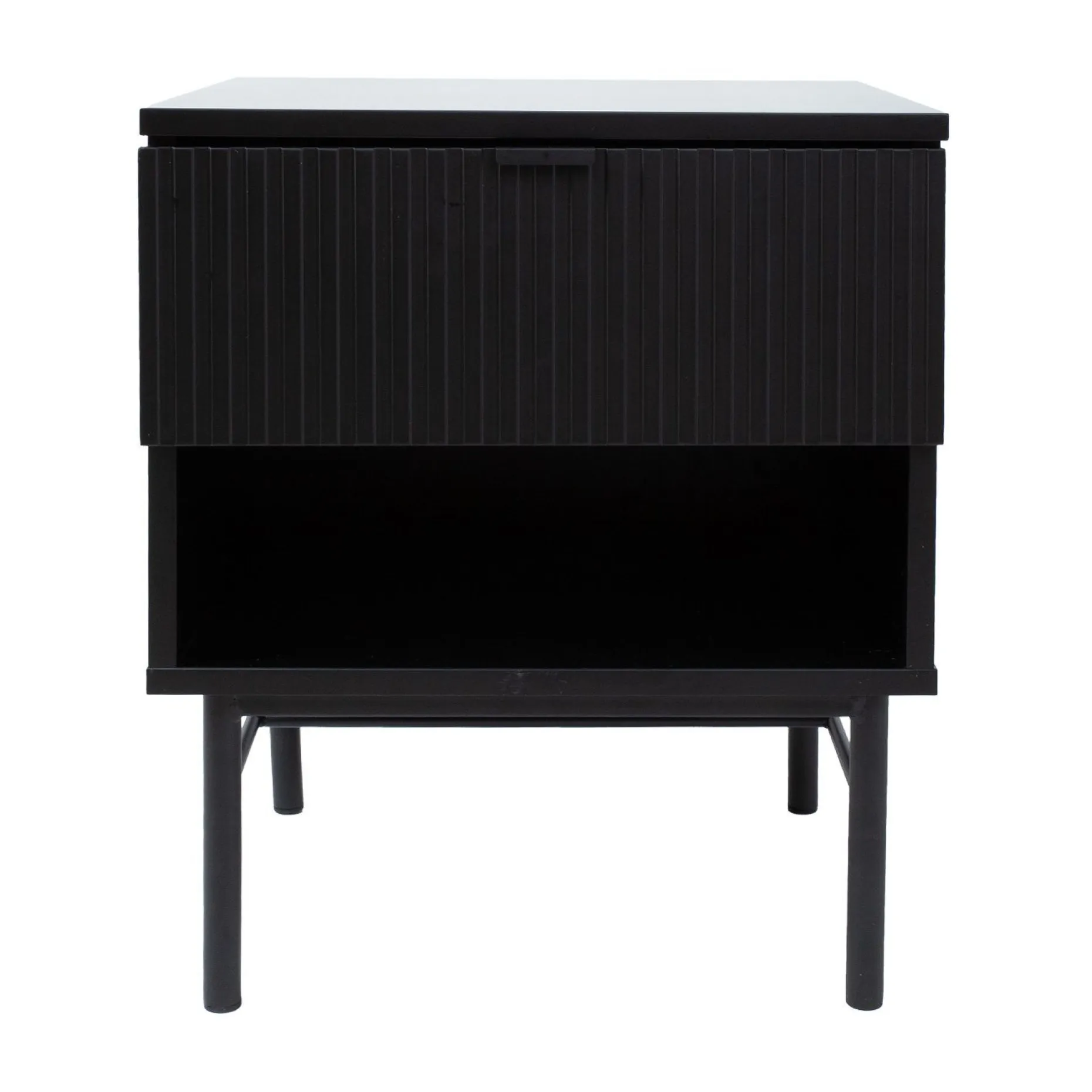 Nattbord HOME4YOU Sequence 45x40x55 cm Svart