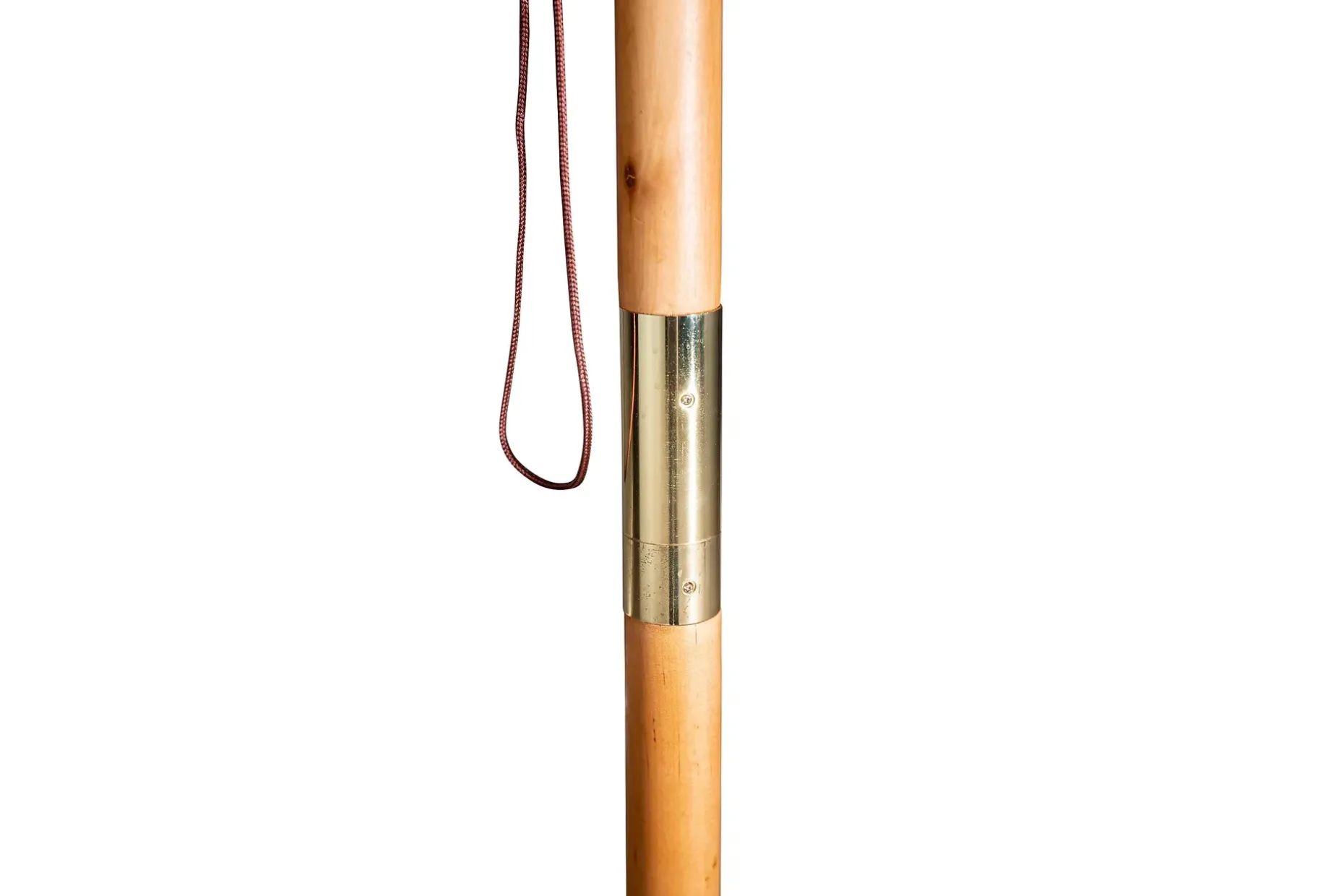 Naxos Parasoll Rund Ø300 cm Svart/Natur