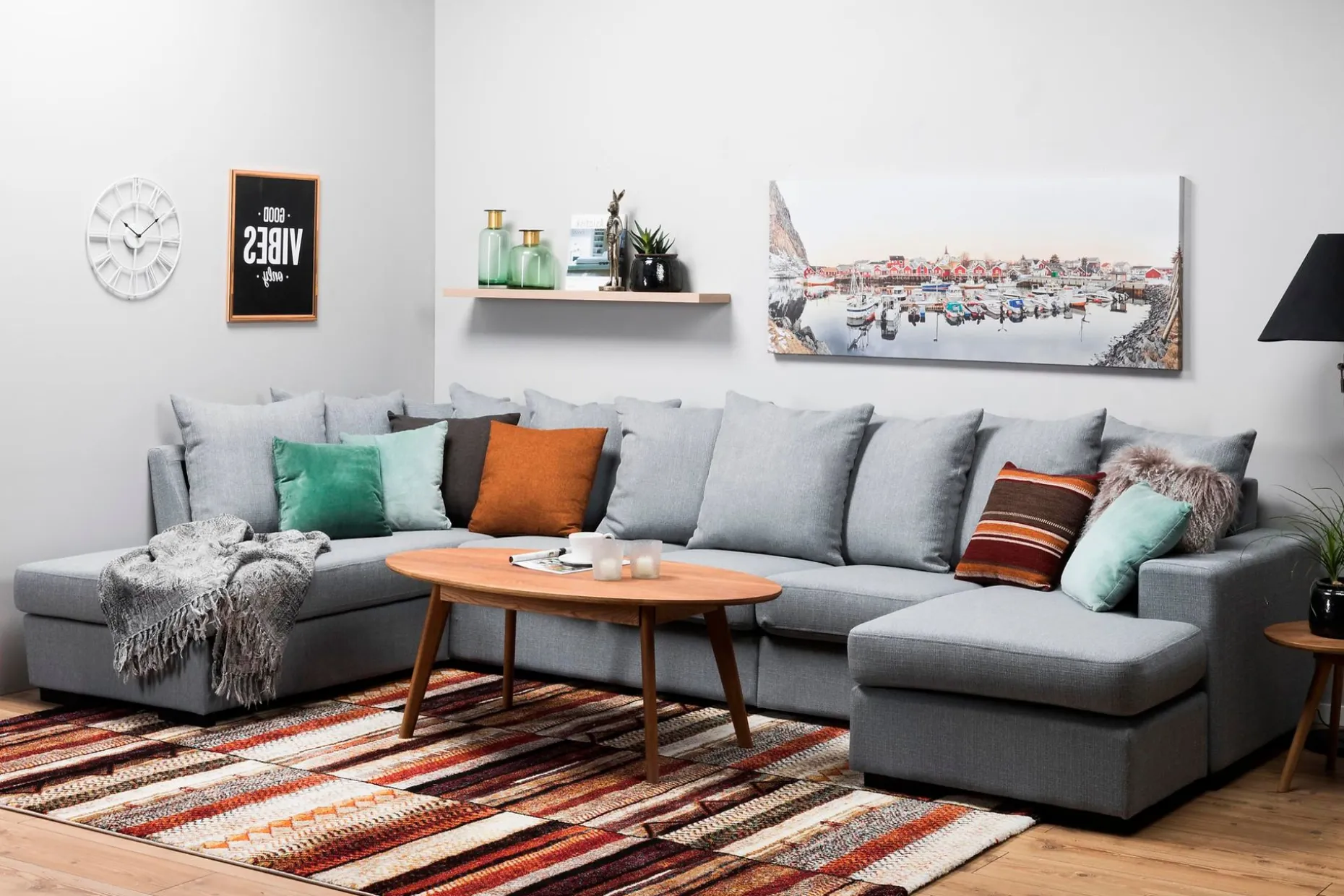 Nebraska U-sofa Venstre Konvoluttputer