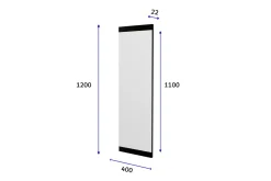 Neom Speil 40 cm Rektangulær