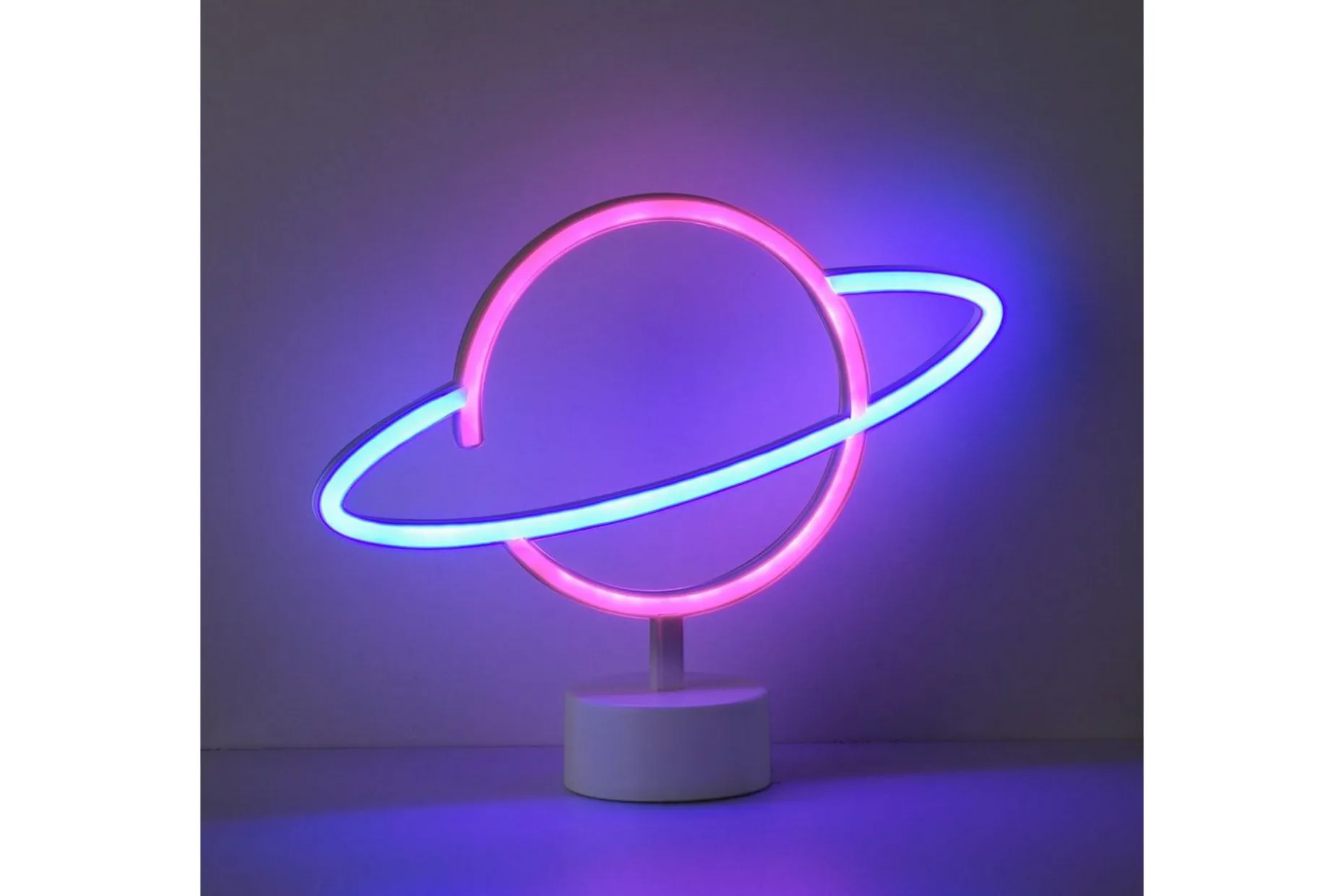 Neon-Saturnus Just Light Dekorativ Lampe