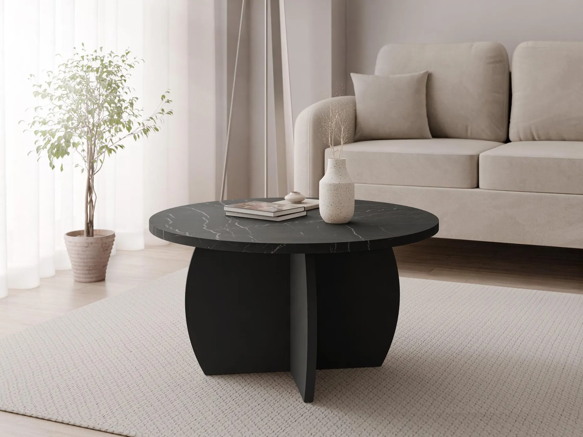 Neyloren Sofabord rundt 74 cm