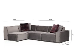 Nightcap Sofa m. Divan 4-seters