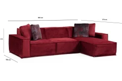 Nightcap Sofa m. Divan 4-seters