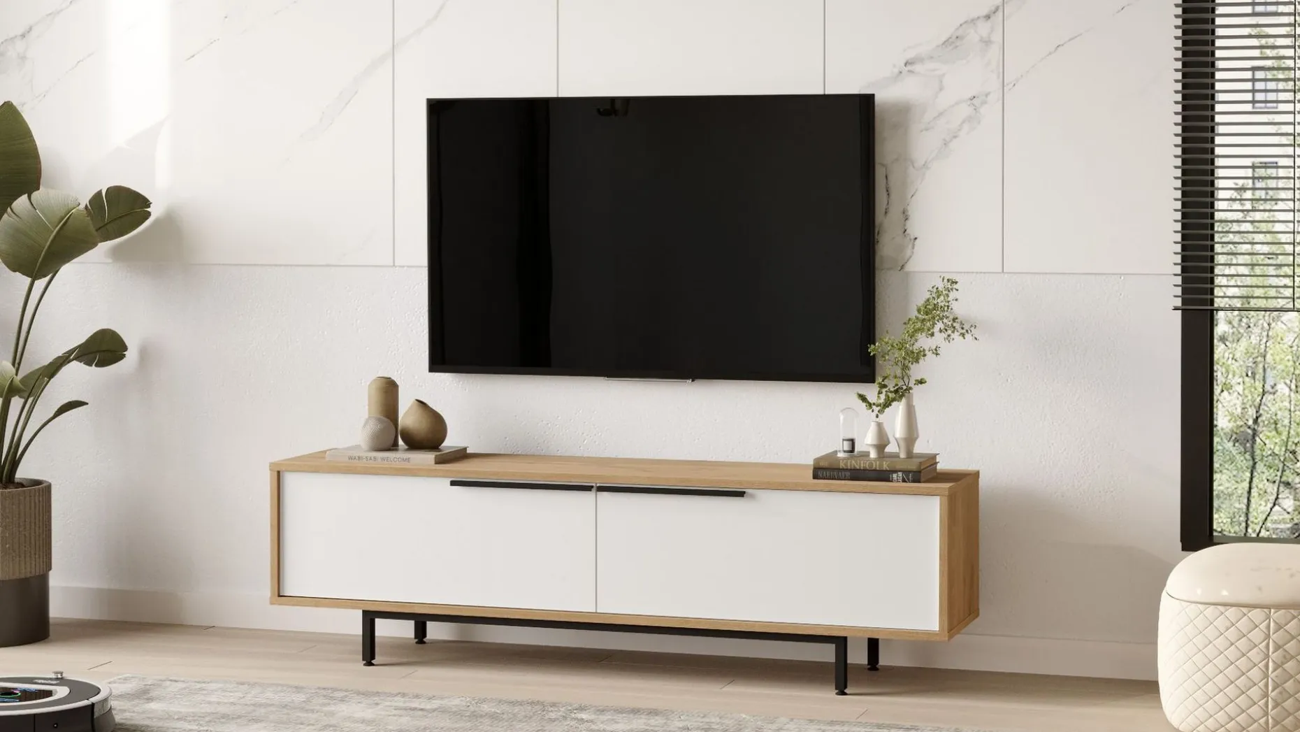 Nilena TV-benk 160x45,1x35,5 cm