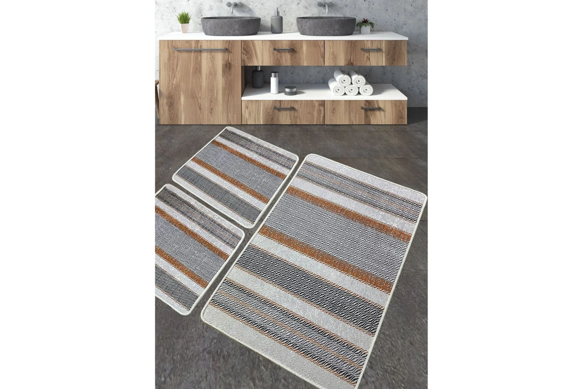 Nimbolkar Baderomsmatte 60x100 cm Rektangulær