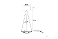 Nitra Gulvlampe 142 cm
