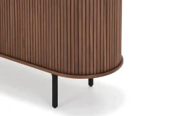 Noira Smalt Sideboard Ribbet Valnøtt 150x45 cm